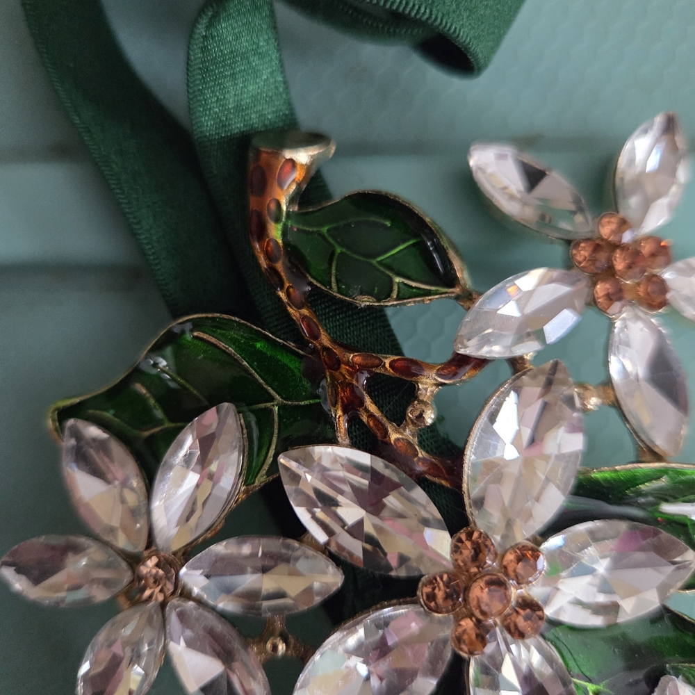 Tieks Pink and Green Floral Shoe Topper Limited Edition - Picture 3 of 4